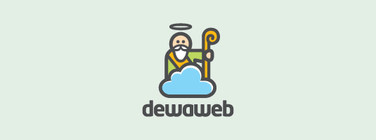Logo Dewaweb square light background