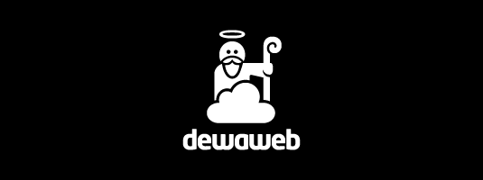 Logo Dewaweb square dark background