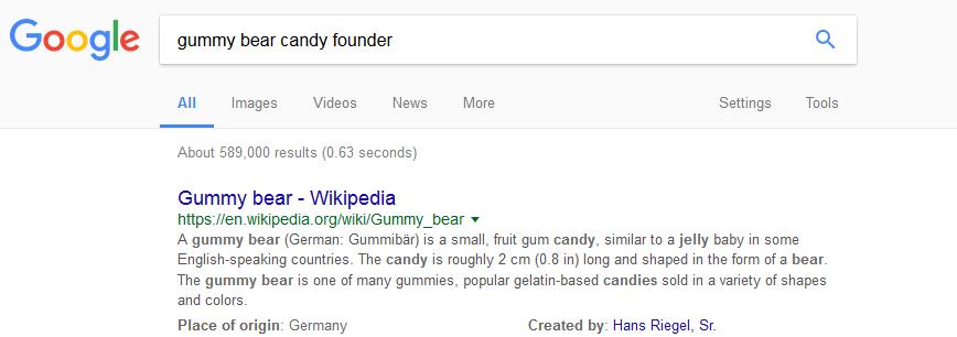 Search Intent Information