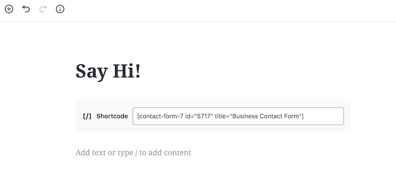 contact form 7 dewaweb new page