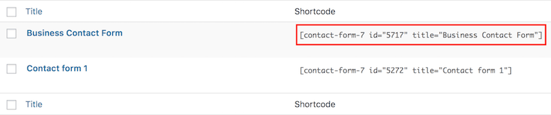 contact form 7 shortcode wordpress dewaweb