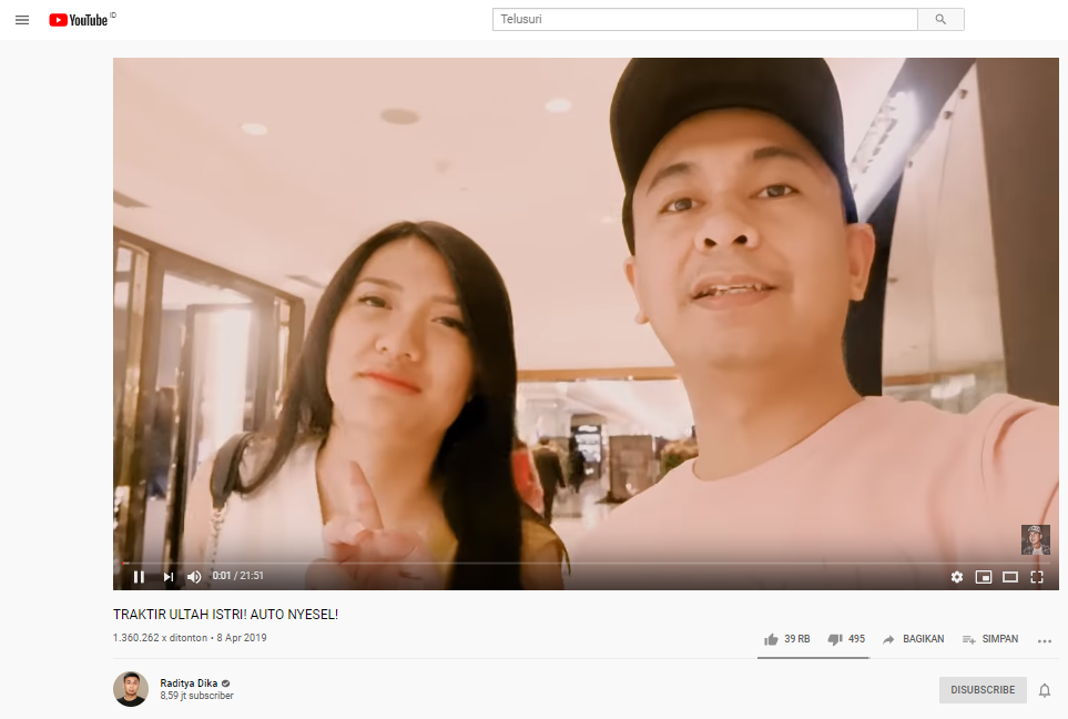 cara mendapatkan uang dari internet youtuber