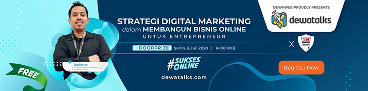 Daftar dan tonton webinar Dewatalks