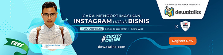 Daftar dan tonton webinar Dewatalks