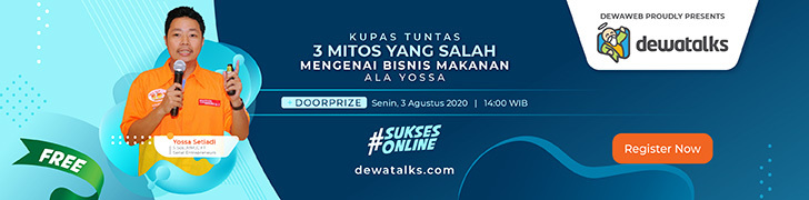 Daftar dan tonton webinar Dewatalks
