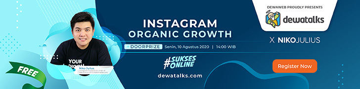 Daftar dan tonton webinar Dewatalks