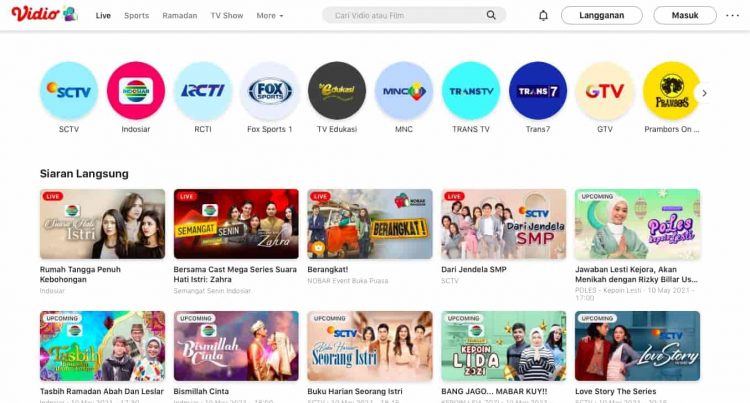 Aplikasi streaming selain youtube