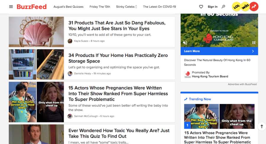 apa itu clickbait - buzzfeed