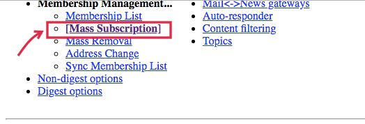klik mass subscription