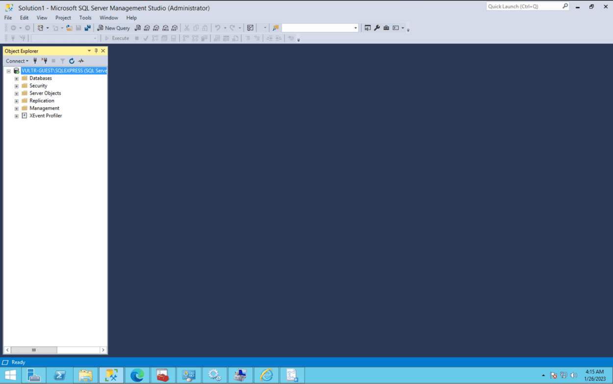 Cara Install SQL Server & SQL Server Management Studio di Windows Server